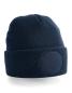 Preview: Patch-Beanie mit rundem Patch - verschiedene Farben - Gr. Onesize